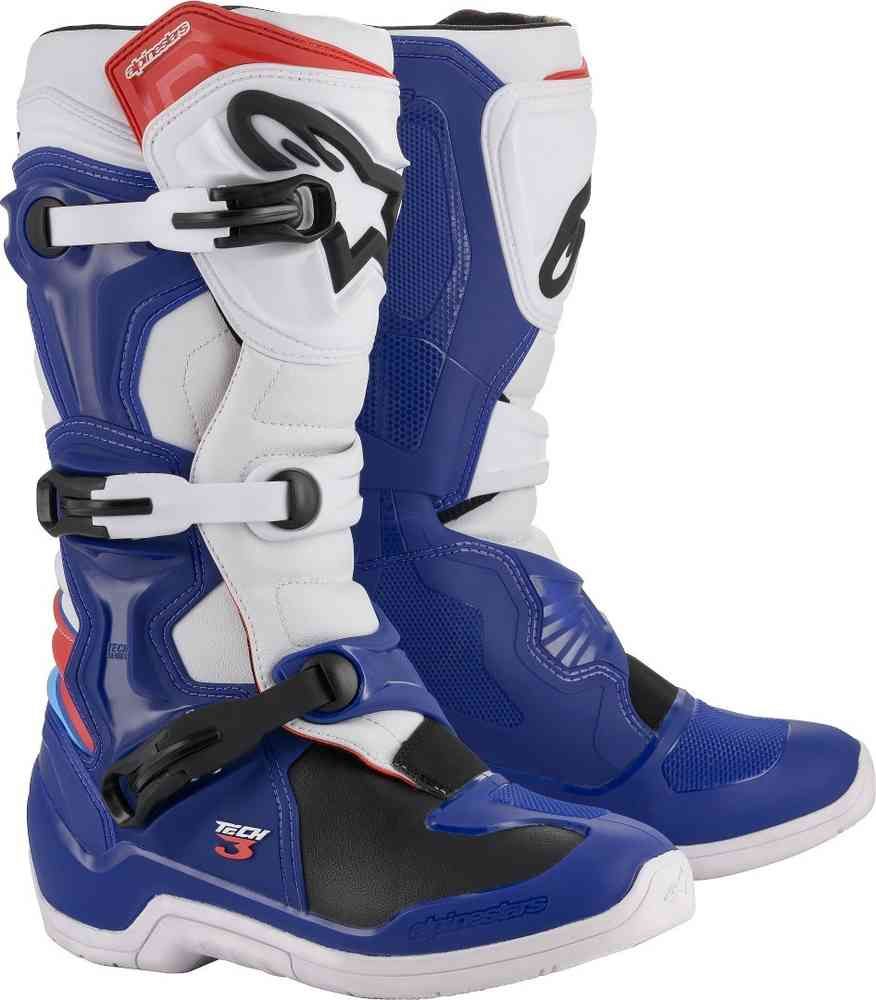 Alpinestars Tech 3 Blue/White Boots  : Delivery in 10 Days